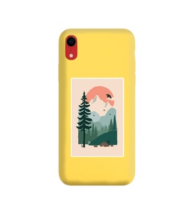 Sarı Lansman Kılıf iPhone XR