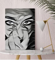 BK Gift Kişiye Özel Soyut Kanvas Tablo 30x50cm 1