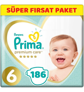 Prima Premium Care Beden:6 (13+) Extra Large 186 Adet Süper Fırsat Pk