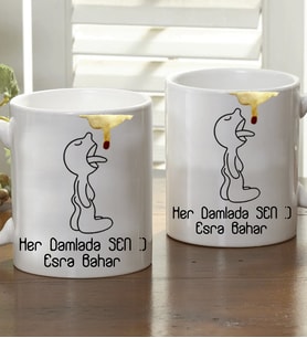 Kişiye Özel Her Damlada Sen Kupa Bardak