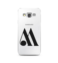 Samsung A3 (2015) Harf Tasarımlı Telefon Kılıfı M-Harfi 