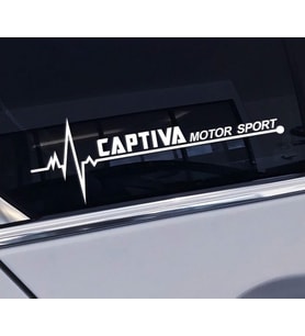 Chevrolet Captiva Yan Cam Sticker Oto Kapı Aksesuar 20cmx7cm