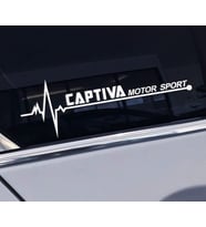 Chevrolet Captiva Yan Cam Sticker Oto Kapı Aksesuar 20cmx7cm