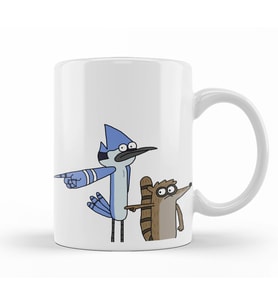 Regular Show  Kupa  Bardak   Porselen