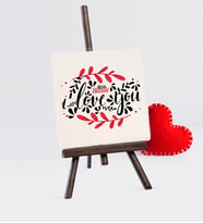 BK Gift Kişiye Özel Seni Seviyorum Şovaleli Doğal Taş  5