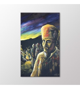 Arty Tablo Şayak Kalpaklı Tablo (Karışık)