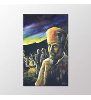 Arty Tablo Şayak Kalpaklı Tablo (Karışık)