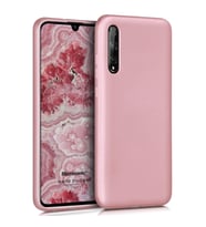 Microsonic Matte Silicone Huawei P Smart S Kılıf Rose Gold