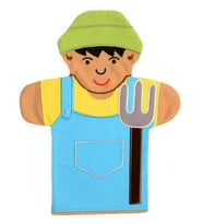 Meslekler El Kuklası Çiftçi (Karışık)
