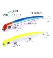 PROFISHER 2 Renk Set 2 Kanca Sahte Balık Yem 17 gr 12 cm Surface Sub