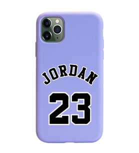 Iphone 11 Pro Air Jordan Tasarımlı Mor Lansman Telefon Kılıfı