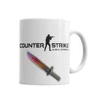 Counter Strike Cs Go Fade Knife Kupa Bardak Porselen