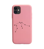 Kova Burcu (Aquario) Yıldız Haritası Tasarımlı Kılıf iPhone 11 