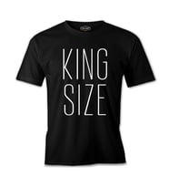 King Size Siyah Erkek Tshirt