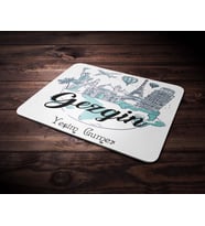 Kişiye Özel Gezgin Tasarımlı Mouse Pad (Renksiz)