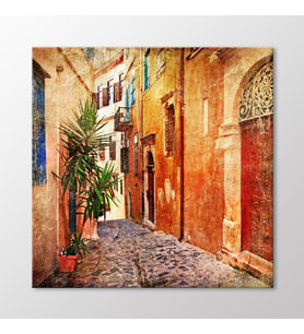 Arty Tablo Vintage Sokak Tablo (Karışık)