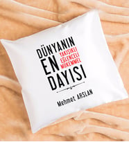 Dayı Tasarımlı Kişiye Özel Hediye Dayı Yastık