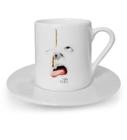 BK Gift Kişiye Özel Cute Face Tasarımlı Türk Kahvesi Fincanı  1