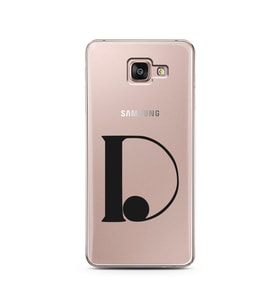 Samsung A7 (2016) Harf Tasarımlı Telefon Kılıfı D-Harfi 