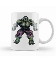 Hulk Mad Roar Marvel Superhero Power Bruce Kupa Bardak Porselen