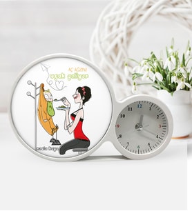 BK Gift Kişiye Özel Anneler Günü Temalı Saatli Sihirli Led Ayna Sla9