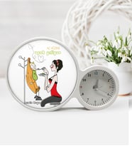 BK Gift Kişiye Özel Anneler Günü Temalı Saatli Sihirli Led Ayna Sla9