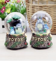Totoro Chinchilla Tasarımlı Püskürtmeli Işıklı ve Müzikli Kar Küresi