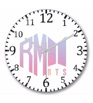 Bts  Rm  Duvar Saati Bombeli Gercek Cam