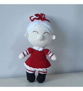 Amigurumi Örgü Oyuncak Yılbaşı Noel Anne
