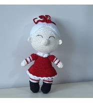 Amigurumi Örgü Oyuncak Yılbaşı Noel Anne