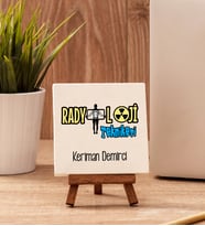 Radyoloji Teknikerine Hediye Taş Dekor