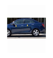 Chevrolet Aveo Sedan Krom Cam Çıtası 4 parça 2005-2011 arası Paslanmaz Çelik