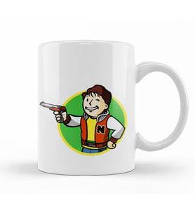 Fallout  Fan Boy Kupa Bardak Porselen