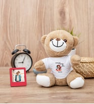 Övmeyeceksen Hiç Yazma Peluş Ayıcık ve Mini Fotoğraf Çerçevesi