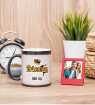 Arkeolog Sihirli  Kupa Bardak ve Kırmızı Mini Çerçeve