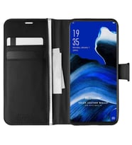 Microsonic Oppo Reno 2Z Kılıf Delux Leather Wallet Siyah