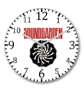 Soundgarden1 Duvar Saati Bombeli Gercek Cam