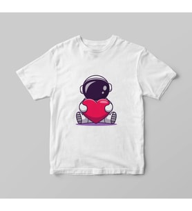 Astronot Uzay Tişörtü (Büyük - Çocuk)