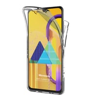 Microsonic Samsung Galaxy M30s Kılıf 6 tarafı tam full koruma 360 Clear Soft Şeffaf