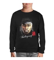 50 Cent Siyah Çocuk Sweatshirt