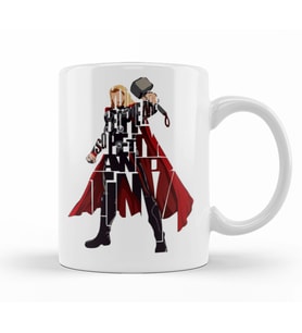 Thor Typography Kupa Bardak Porselen