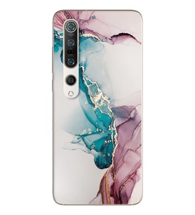 Duman Mermer Tasarımlı Süper Şeffaf Silikon Telefon Kılıfı Xiomai Mi10-pro