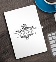 BK Gift Kişiye Özel İsimli Beyaz Defter - 8