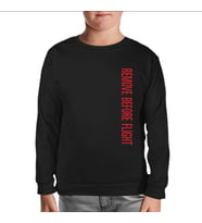 Uçuş - Remove Before the Flight Siyah Çocuk Sweatshirt