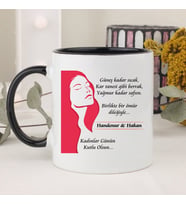 8 Mart Dünya Kadınlar Gününe Özel Kupa (Beyaz)