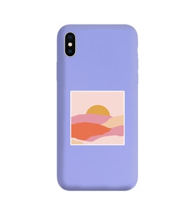 Mor Lansman Kılıf iPhone X