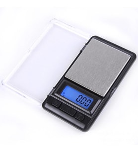 Dijital Terazi Mavi LCD Ekran Max 200gr 0.01gr Hassasiyet