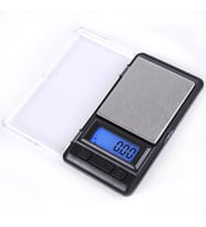 Dijital Terazi Mavi LCD Ekran Max 200gr 0.01gr Hassasiyet