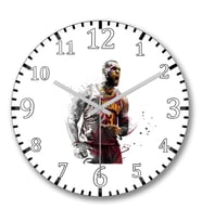 Cleveland Cavaliers Lebron James Duvar Saati Bombeli Gercek Cam
