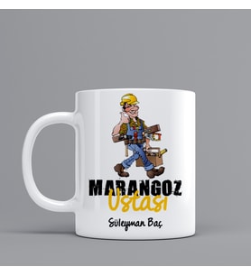 Marangoz Temalı Hediye Kupa Bardak Kişiye Özel Hediye SZ69